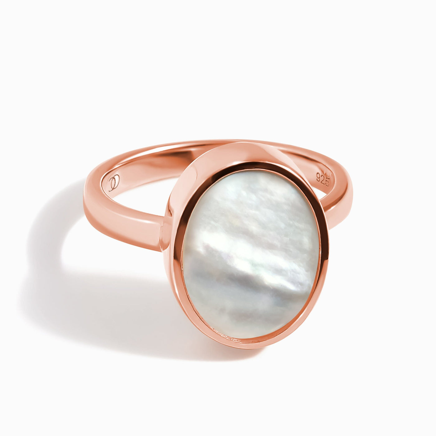 Mother of Pearl Ring - Enfolded jewellery